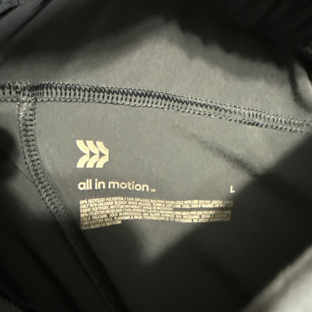All In Motion Women’s Lightweight Cargo Jogger Pants Large Navy Blue Pull On - Picture 8 of 8
